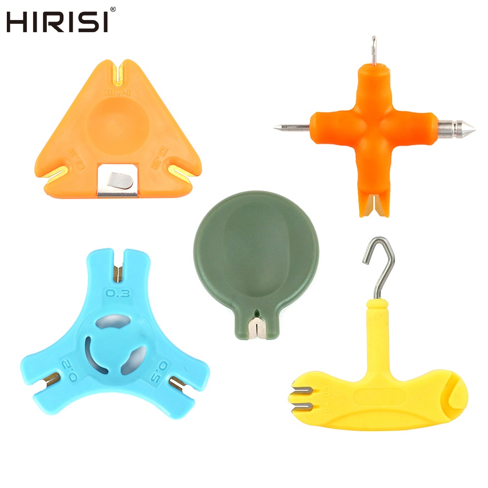 Mesh Coil Strip - ชุดเครื่องมือตกปลาคาร์พ Hirisi ที่ปอกสายเบ็ด ที่ดึงปม ที่ตัดสาย ที่ปอกสายเบ็ดแบบ