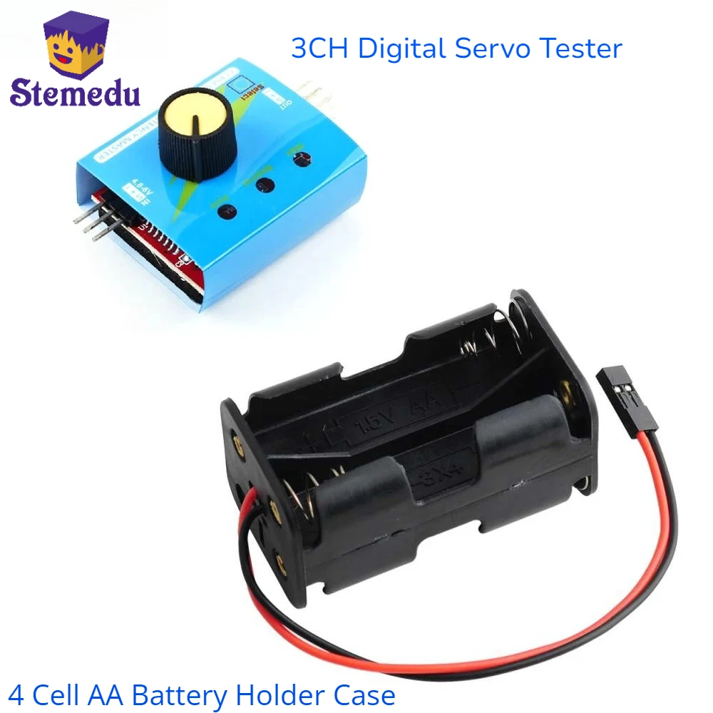 Battery Case Storage - เครื่องทดสอบเซอร์โวดิจิตอล 3CH ตัวควบคุมความเร็ว ESC เครื่องตรวจสอบ CCPM