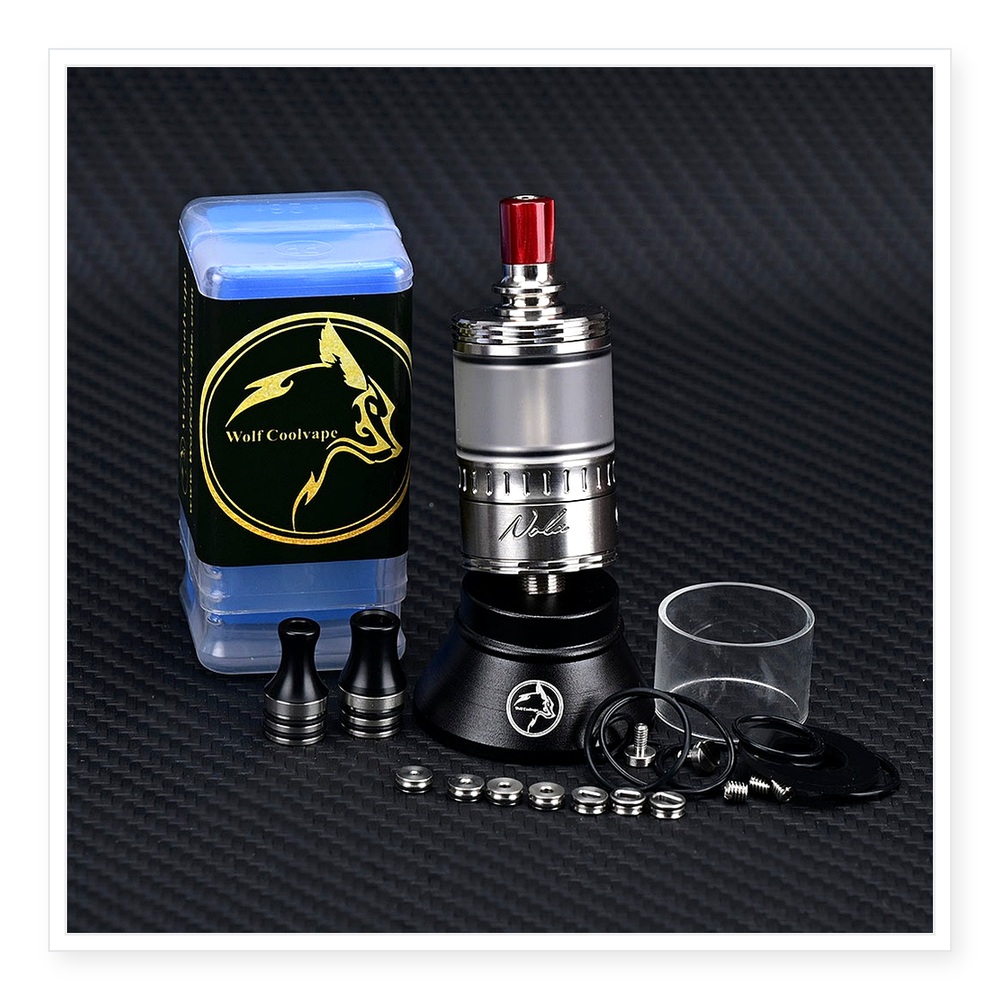 Vaping Air - Wolfcoolvape NOLA RTA แทงค์อะตอมไมเซอร์แบบประกอบใหม่ได้ ขนาด 3.2