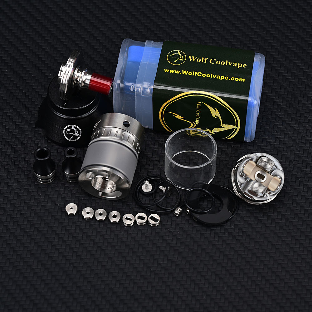 Wolfcoolvape NOLA RTA อะตอมไมเ - Vaping Air บทวิจารณ์และราคา