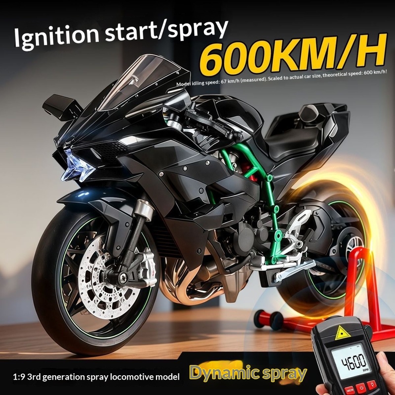 โมเดลไดนามิก Kawasaki Ninja H2 - Battery Case Storage บทวิจารณ์และราคา