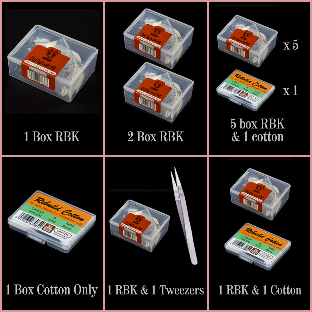 Original VAPJOY DIY Rebuild Ki - Accessories For Vaping บทวิจารณ์และราคา