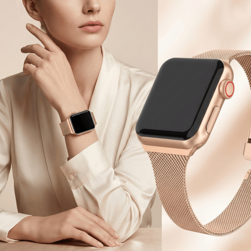 สายนาฬิกา Milanese Loop สำหรับ - Mesh Coil Strip บทวิจารณ์และราคา
