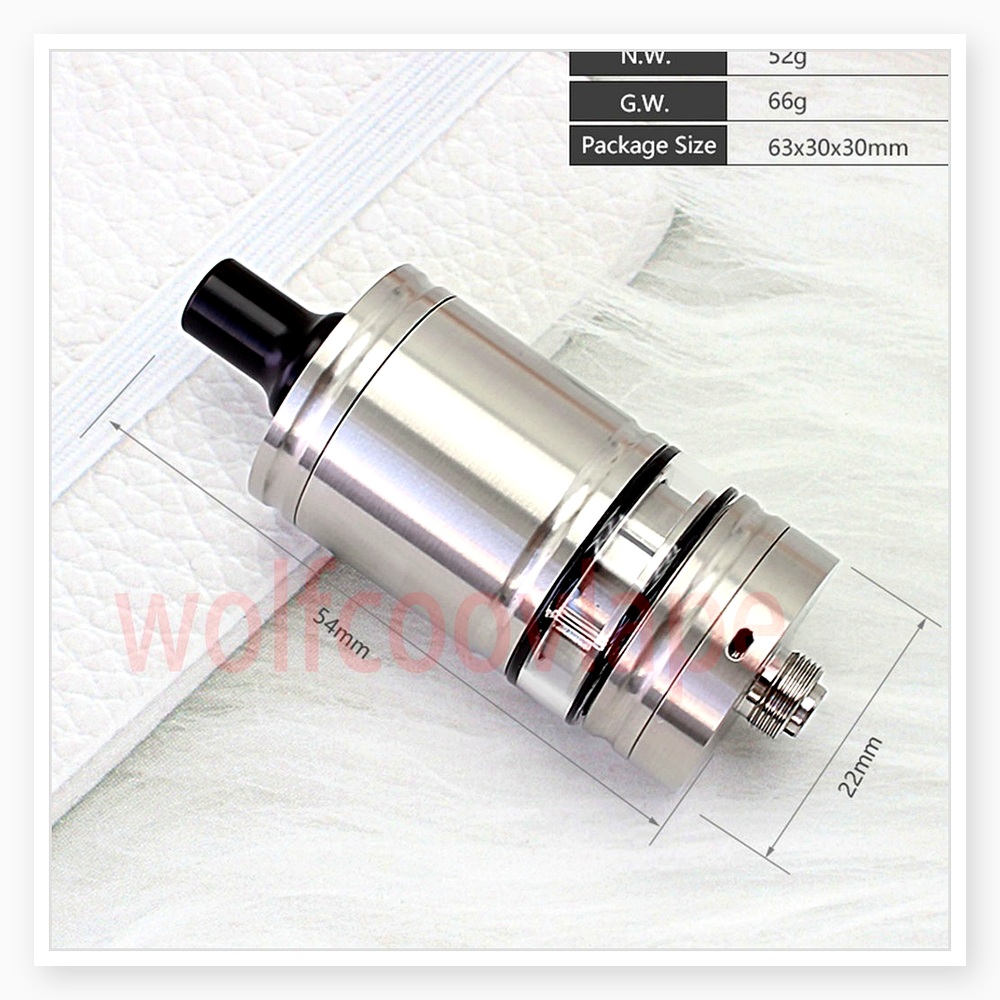 วูลฟ์คูลเวป ลินดี้ RTA อะตอมไม - Vaping Air บทวิจารณ์และราคา