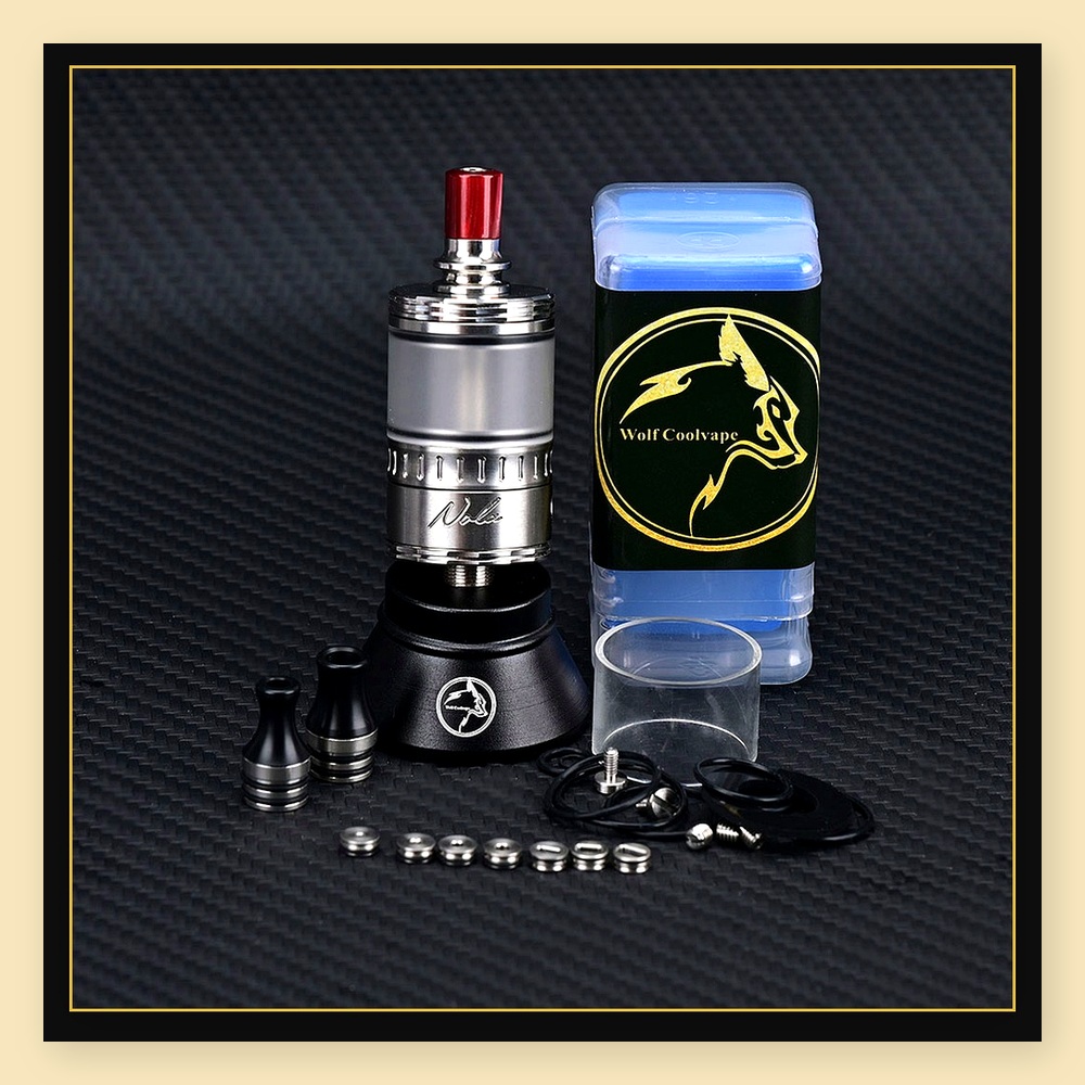Wolfcoolvape NOLA RTA แทงค์อะต - Vaping Air บทวิจารณ์และราคา