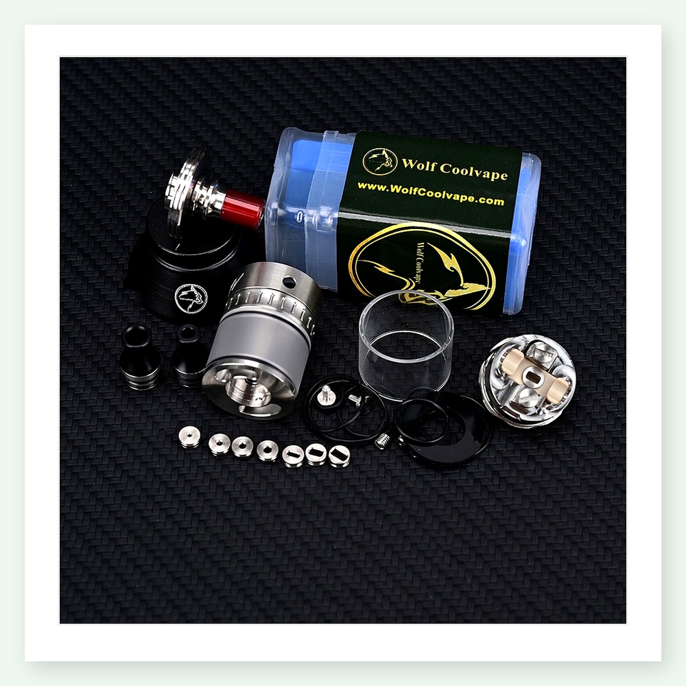 Wolfcoolvape NOLA RTA แทงค์อะต - Vaping Air บทวิจารณ์และราคา