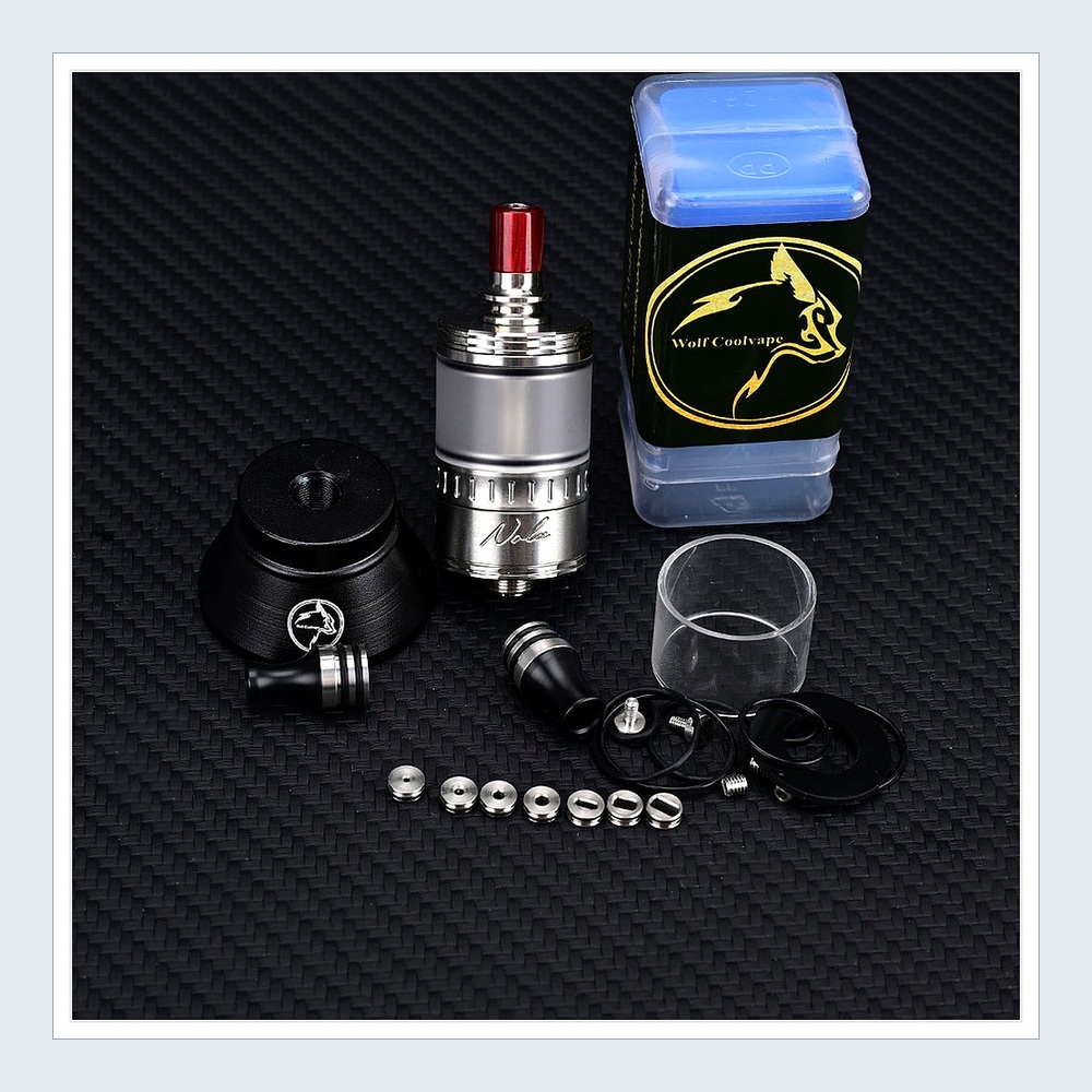 Wolfcoolvape NOLA RTA แทงค์อะต - Vaping Air บทวิจารณ์และราคา