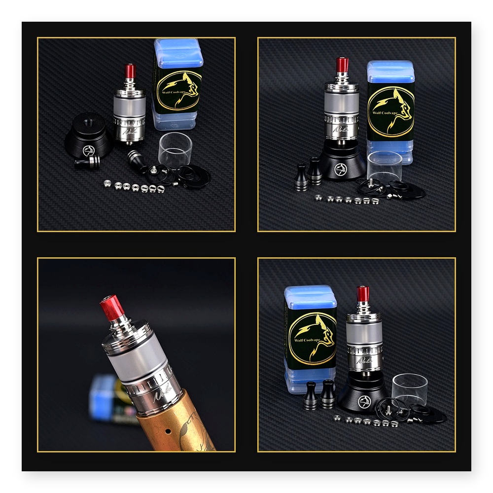 Wolfcoolvape NOLA RTA 3.2ml อะ - Vaping Air บทวิจารณ์และราคา
